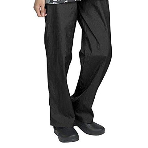 Top Performance Grooming Pants - Comfortable and Stylish Nylon Pants for Professional Pet Groomers - Large, Black