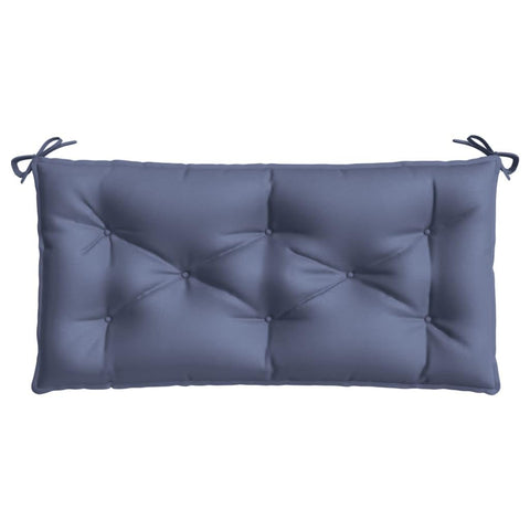 vidaXL Garden Bench Cushion - Navy Blue Oxford Fabric - Durable Outdoor/Indoor Pad with Non-Slip Ropes - 39.4"x19.7"x2.8"