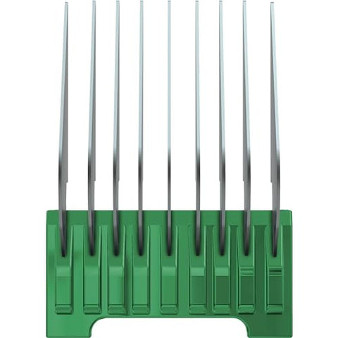 Wahl Professional Animal Stainless Steel Attachment Guide Comb 5-in-1 Detachable Blade Pet, Dog, Cat, and Horse Clippers C, 7/8-Inch Cut Length (3338)