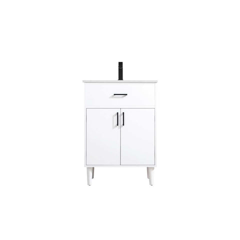 ELEGANT Kitchen and Bath Chandler 24 inch Single Bathroom Vanity in White