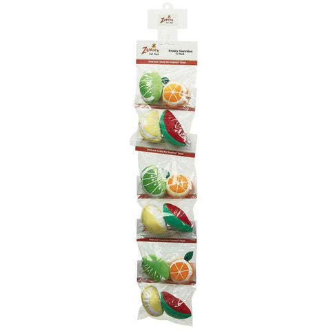 Zanies ZA1185 28 Canist Fruity Sweeties Cat Toy - 28 Piece
