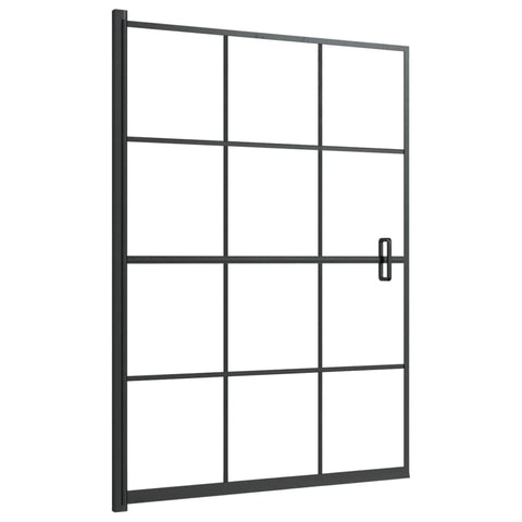 Shower Enclosure Shower Cabin with ABS Handle ESG 39.4"x55.1" Black vidaXL