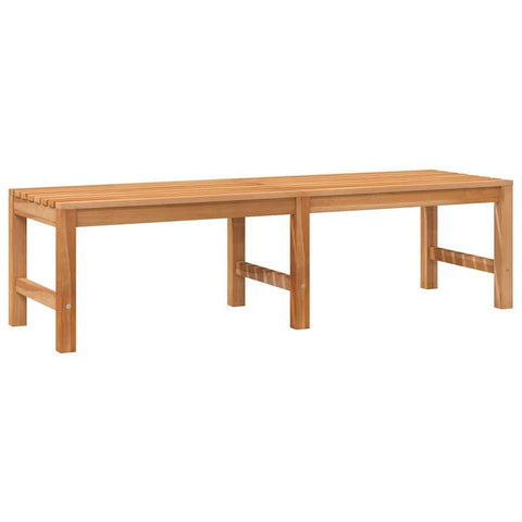 vidaXL Patio Bench, Indoor/Outdoor Bench for Entryway Garden Park Potting Picnic, Solid Teak Wood, Easy Assembly, 59.1â€˜â€™ x 15.7â€˜â€˜ x 17.7" Brown