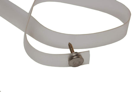 RV Designer A750, Curtain Tieback, Clear Plastic, 18 inch, Window Covering