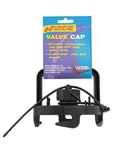 EZ COUPLER VALVE CAP WITH HANDLE BLACK CARDED