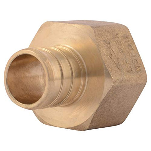 Sharkbite UC088LF Threaded Female Adapters Coupling, Brass