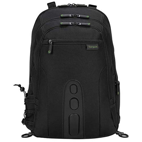 Targus Spruce EcoSmart Travel Laptop Backpack for 15.6 inch Laptops, TSA-Friendly Carry On Backpack Laptop Bag for Work and Travel, Black (TBB013US)