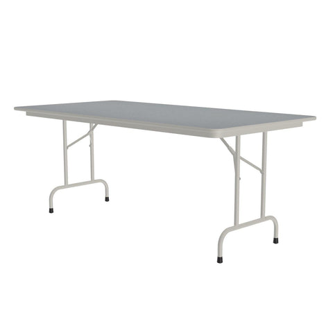 Correll Rectangular Laminate Top Folding Table with Gray Granite CF3696TF-15