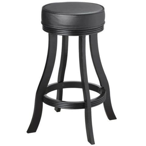 RAM Gameroom RAM Game Room Black Swivel Barstool