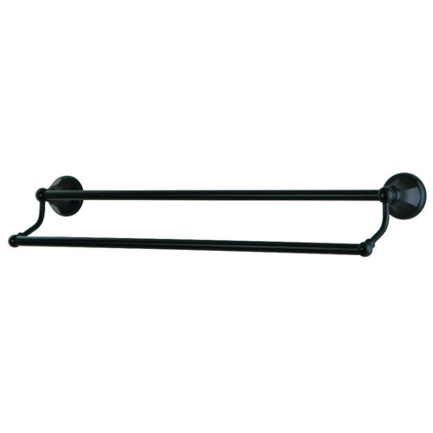 Kingston Brass BA4813ORB Metropolitan Dual Towel-Bar, 24-Inch, Oil Rubbed Bronze