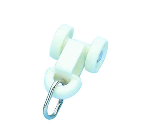 Koala Superstore 30 Pieces Window Curtain Track Gliders Track Rail Slide Wheels Rollers (F1)