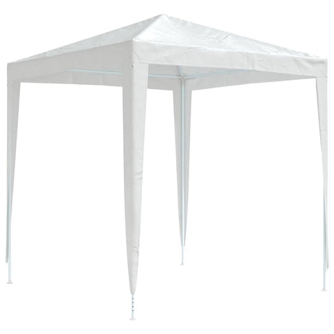 vidaXL Party Tent, Outdoor Canopy Tent with Roof, Patio Gazebo with Steel Frame, Marquee Shelter Sunshade for Garden Beach Backyard, White