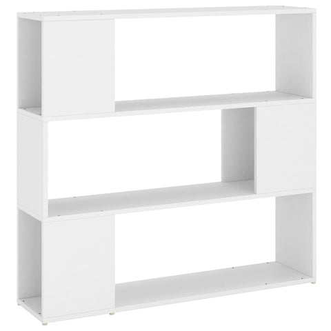 vidaXL Book Cabinet Room Divider White 39.4x9.4x37.0