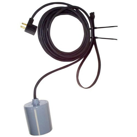 10-0063 Variable Float Switch Single Piggyback with 20 ft. Cord (115v)