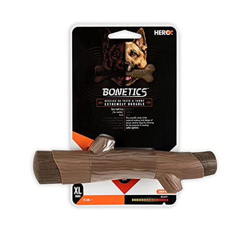 Hero Bonetics Stick, Wood Scent Chewable Dog Toy, Gentle on Teeth & Tummy