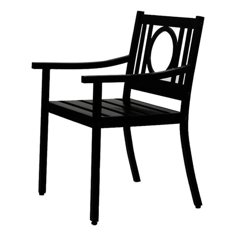 Grammercy Decorative Metal Chair - Black