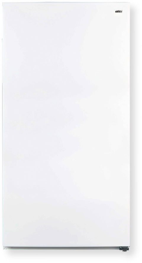 Upright 18 cu.ft. convertible freezer/refrigerator in white