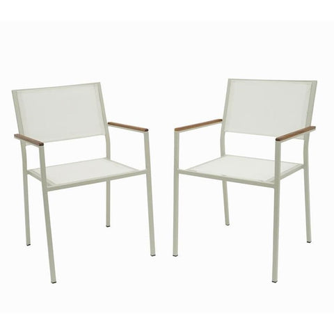 Braylee Patio Chair (Set of 2) - White