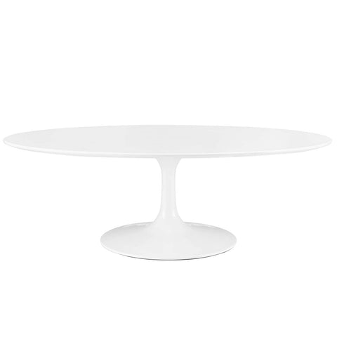 Lippa 48 Oval-Shaped Wood Top Coffee Table