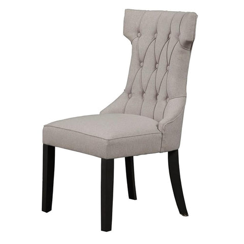 Alpine Furniture Dining Chair Vintage Black-Grey
