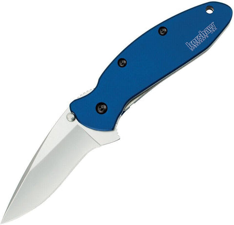 PIÑATAS OLE Linerlock A/O Recurve Blade Blue Handle Folding Knife 1620NB 87171035178