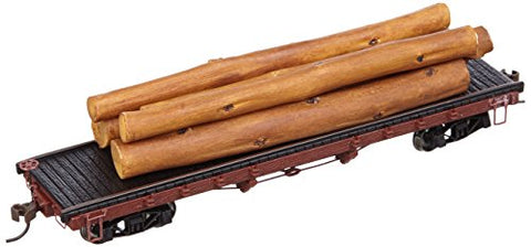 Bachmann Trains - ACF 40’ log car with logs (1935-1960) - HO Scale