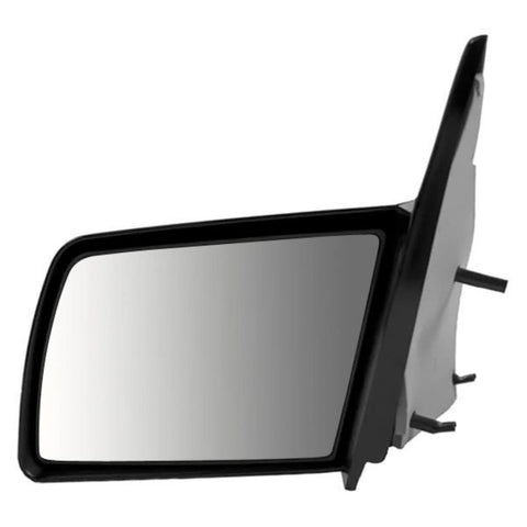 For GMC Sierra 1500 1999 2000 Mirror Driver Side | Manual View | Non-Heated | Gloss | Black | Non-Folding | w/Sport Package | GM1320170 | 15697335