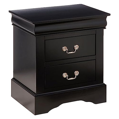 Acme Louis Philippe III Nightstand in Black