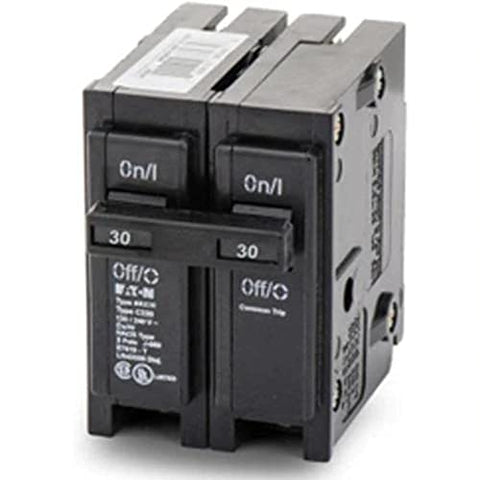 EATON CORPORATION BR230 Circuit Breaker, Black