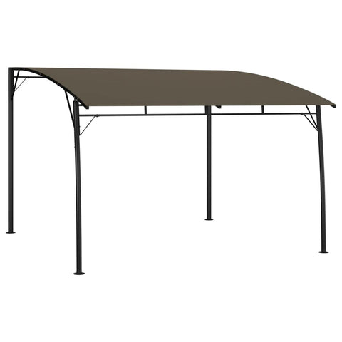 vidaXL Garden Sunshade Awning 9.8'x9.8'x7.4' Taupe