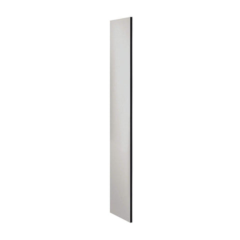 Side Panel - for 6 Feet High - 18 Inch Deep Designer Wood Locker - without Sloping Hood - Gray