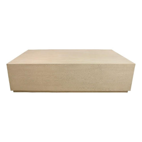 Moti Flagstaff 72" Solid Wood Cocktail Table in Stone Natural Finish