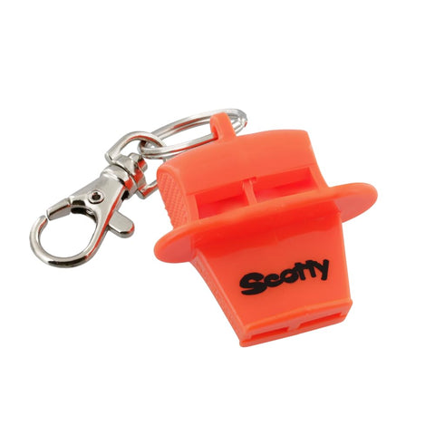 Scotty #780 LifeSaver Whistle,Silver/Red