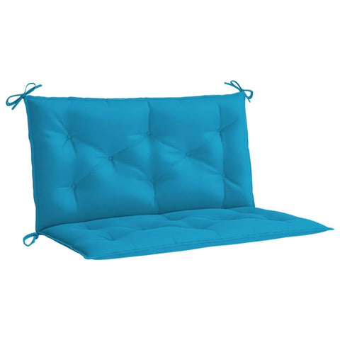 vidaXL 2pcs Garden Bench Cushions - Light Blue - Oxford Fabric - Outdoor & Indoor - Durable, Water-Resistant, Cushioned for Optimal Comfort, Non-Slip Design