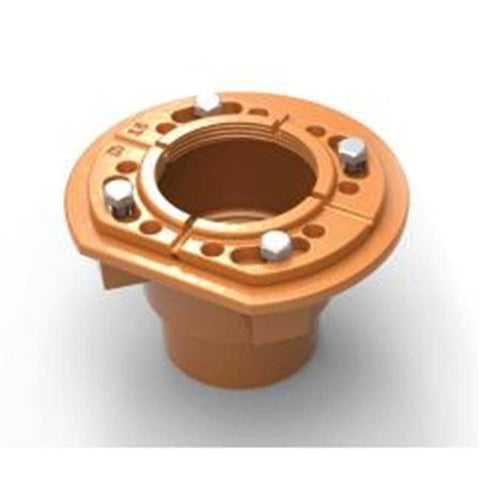 Infinity Drain CDIH 22 Hot Mop Compact Clamp Down Drain Cast Iron, 2" Throat, 2" No Hub Outlet