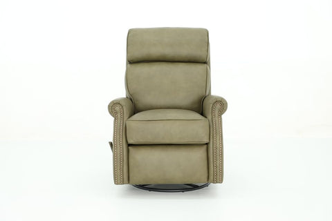 BarcaLounger Crews Manual Swivel Glider Recliner-Oasis-Olive