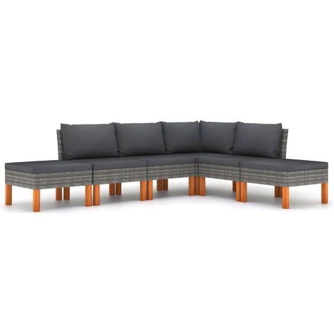 vidaXL Garden Lounge Set Grey