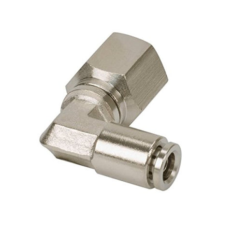 3/8" NPT(F) to 3/8" Airline 90 Degree Swivel Elbow Push-To-Connect Fitting DOT Approved (10 pcs)