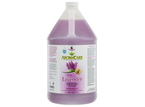 PPP AromaCare Calming Lavender Shampoo for Dogs with Anxiety - Relax Anxious Dogs Instantly - Lavander Oil & Ylang Ylang for a Soothing Bath Time - 1 Gallon
