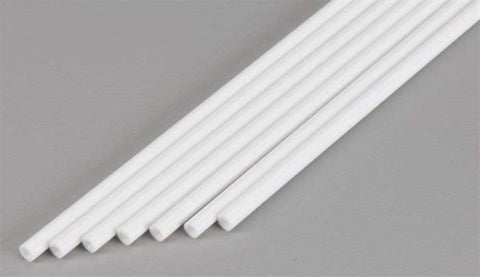 Evergreen 425 Round Tubes 60 cm Long, Diameter: 4.0 mm, Pack of 7