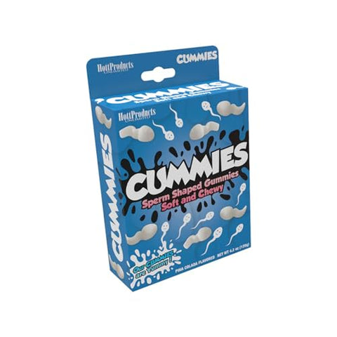 Cummies - Sperm Shape Gummies - Soft and Chewy - Pina Colada Flavored