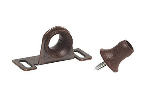 RV Designer H219, Bulldog Cabinet Catch, Antique Finish, 2 Per Pack, Cabinet Hardware , Brown