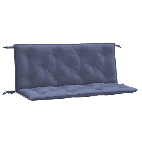 vidaXL Garden Bench Cushions Set Navy Blue Oxford Fabric - Outdoor/Indoor Seat Pads; 47.2" x 19.7"