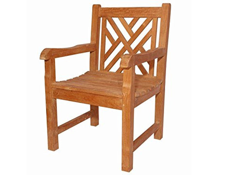 Anderson Teak Patio Lawn Garden Furniture Vilano Dining Armchair