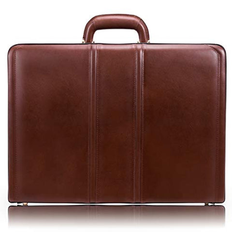 McKlein Coughlin, Leather 4.5" Expandable Laptop/Computer & Tablet Business Briefcase Attaché Bag, Men Women Laptop Briefcase, Laptop Compartment bag, Tablet Pocket bag, Business Bags, Travel Cases