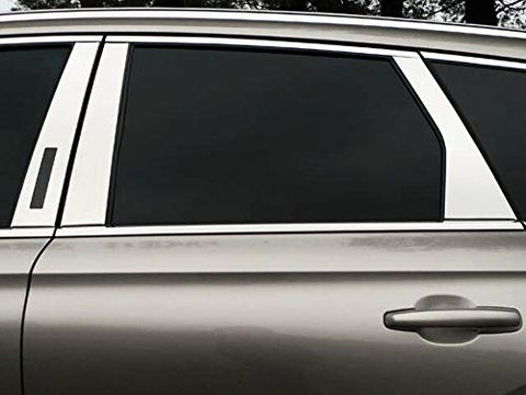 QAA is Compatible with 2020-2026 Lincoln Corsair 8 Piece Stainless Pillar Post Trim, Includes keyless Entry Touch pad PP60612