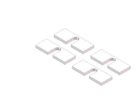 Husky Towing Products 31419 Base Rail Spacer Kit