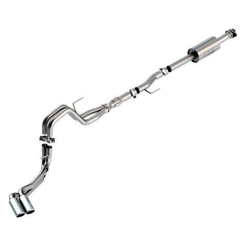 BORLA 140875 Cat-Back for '21-'23 F-150 5.0L AT 2&4WD Crew Cab 5' 7" Bed./Ext. Cab 6' 7" Bed EXC. Tremor & Black Appear. Pkg. Add Adapt. 60556 Crew Cab 6' 7" Bed. Adapt. 60564 Ext. Cab (8' 2") Bed.