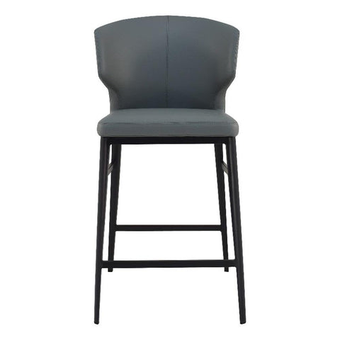 Moe's Home Collection Delaney Counter Stool, Grey, 26"
