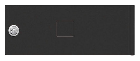 Replacement Door and Lock - Standard B Size - for Cluster Box Unit - with (3) Keys - Black